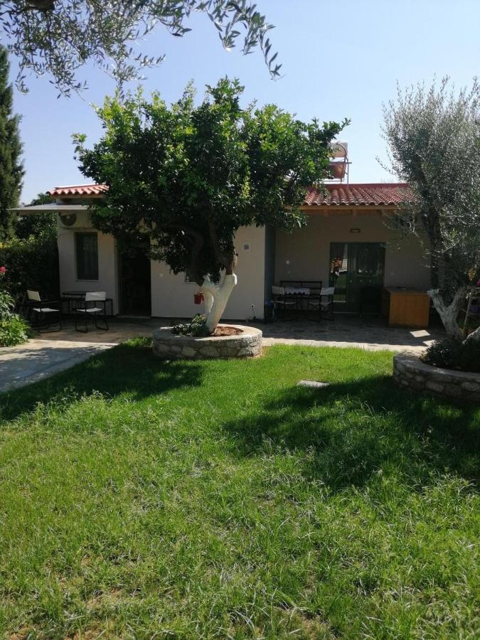 Εξοχική Κατοικία Με Κήπο Στην Άβυθο, Αιγίου Rodhodháfni Exteriör bild
